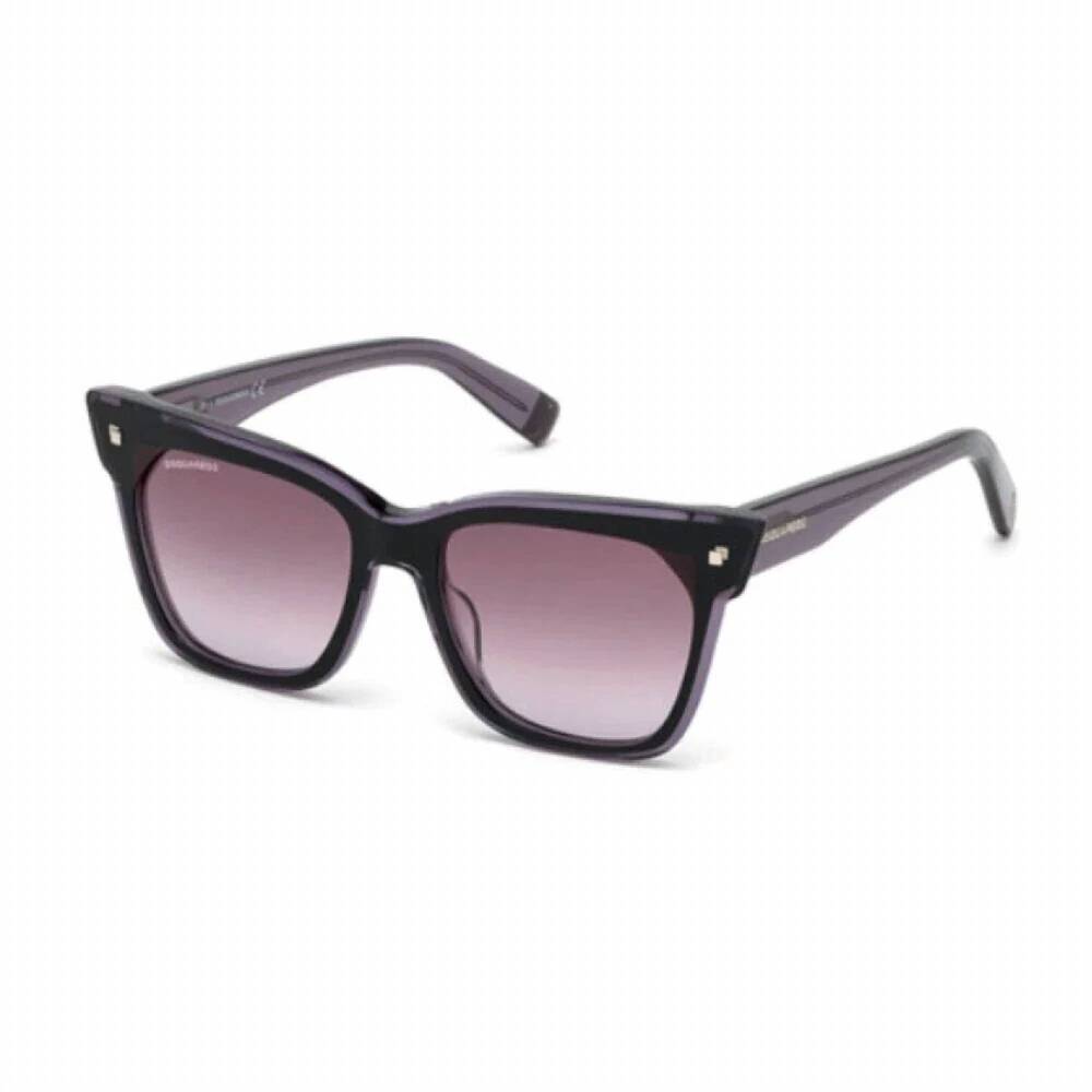 NEW DSQUARED2 women's debbie cat eye plastic sunglasses in purple